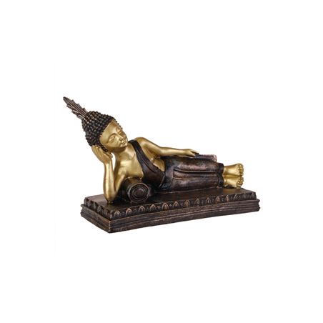 Bouddha couché 33 x18 x10 - resine