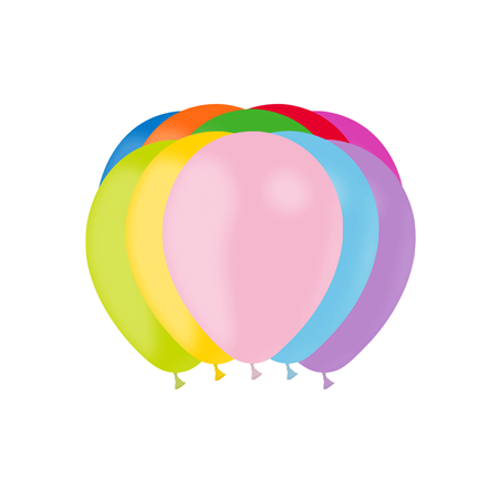 Ballon multicolore x100 - Diam. 28cm