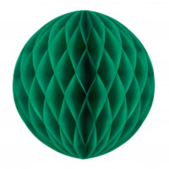 Boule vert sapin papier - Diam. 20cm