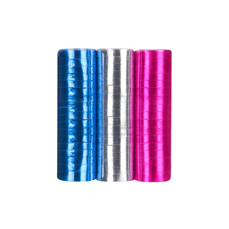 Lot de 3 Rouleaux de serpentin  -  papier