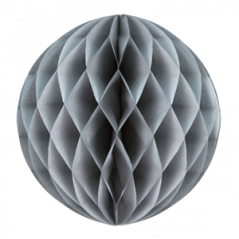 Boule gris papier - Diam. 30cm