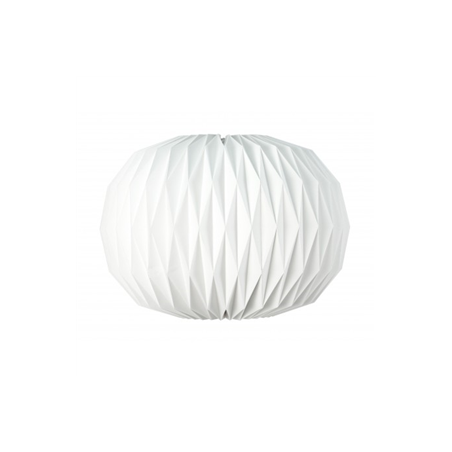Boule origami blanche papier - 47 x 27cm