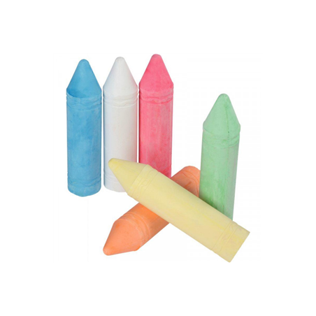 Etui de 8 craies de trottoir couleurs assorties