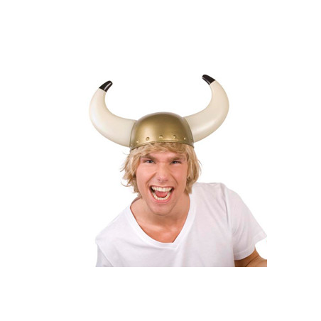 Casque viking PVC - Haut. 22cm Diam. 43cm
