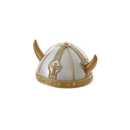 Casque gaulois PVC - Haut. 14cm Diam. 24cm