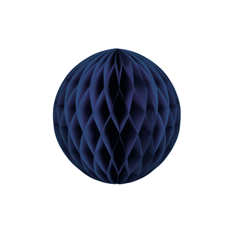 Boule bleu marine papier - Diam. 30cm