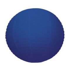 Lanterne japonaise en papier bleu marine - Diam. 35cm
