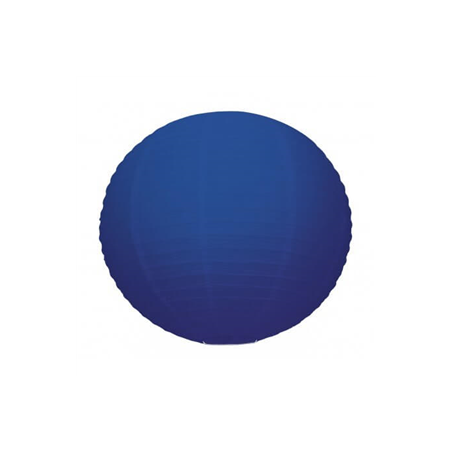 Lanterne japonaise en papier bleu marine - Diam. 35cm