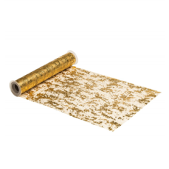 Chemin de table éclats or 36cm x 9m