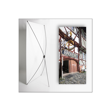 Kakemono Allemagne 4 - 180 x 80 cm - Toile M1 avec structure X- Banner