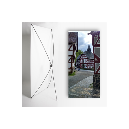 Kakemono Allemagne 6 - 180 x 80 cm - Toile M1 avec structure X- Banner