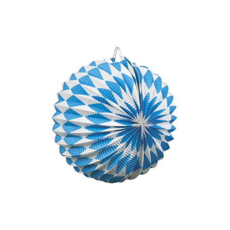 Lot de 2 lampions motifs Oktoberfest de 22 cm - papier