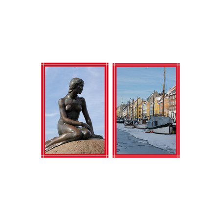 Mobile Danemark A3 400 g. recto / verso 2 visuels