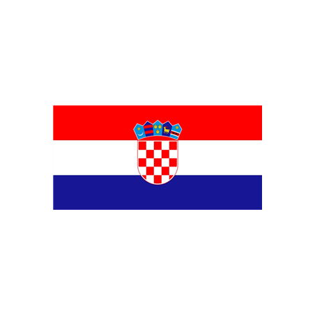 Drapeau Croatie - tissu - 60 x 90cm