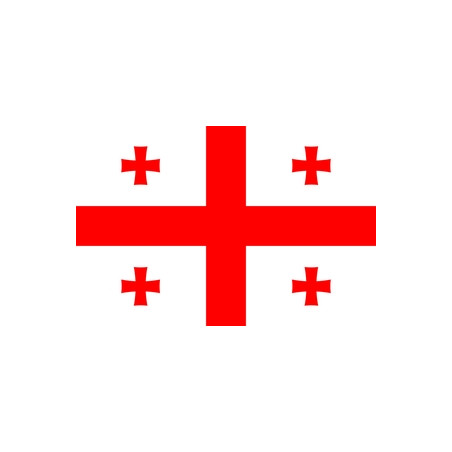 Drapeau Géorgie - tissu - 60 x 90cm