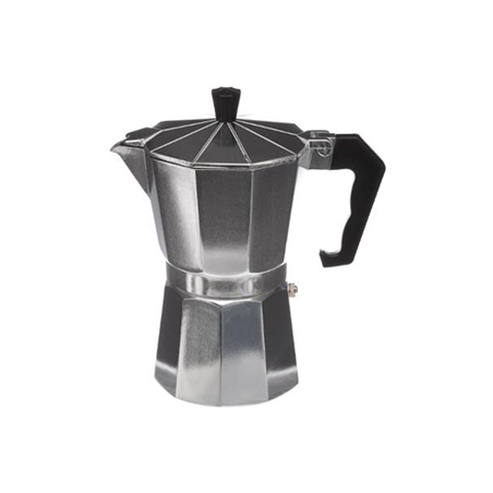 Cafetière Italienne argent - 18cm
