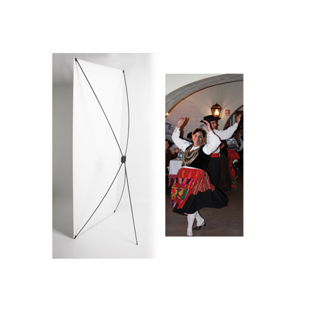 Kakemono Portugal Danseuse - 180 x 80 cm - Toile M1 avec structure  X- Banner
