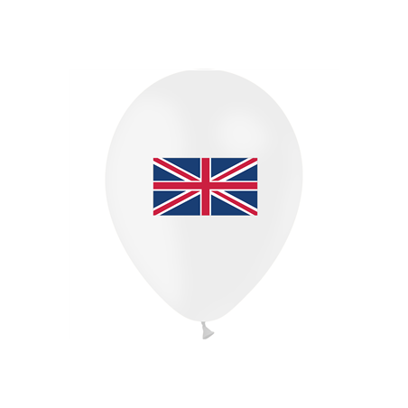 Ballon drapeau Royaume-Uni x10 - Diam. 29cm