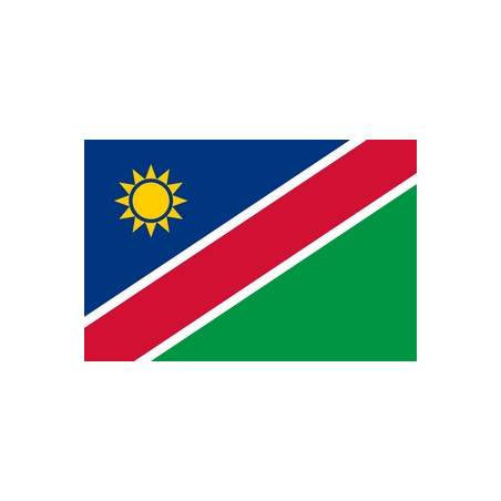 Drapeau Namibie - tissu - 60 x 90cm