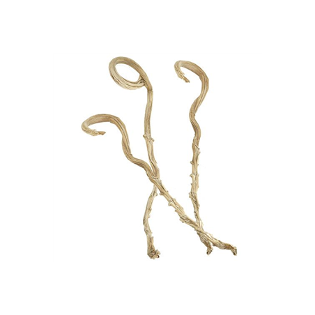 Bois torsadé blanchi - divers formes - long: de 95 a 80 cm