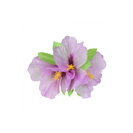 Accessoire cheveux Hibiscus 6 couleurs ass. en tissu