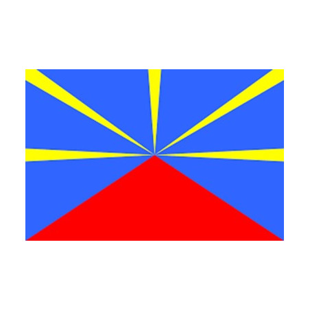 Drapeau La Réunion - tissu - 150 x 90cm
