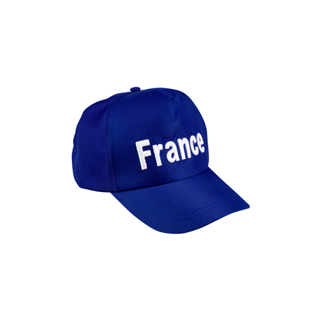 Casquette FRANCE Taille adulte polyester (différents modèles)