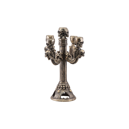 Chandelier bronze cranes résine 19 x 19 x 27,5cm