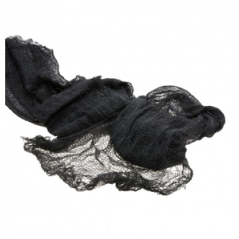 Tissu lambeaux gris foncé - 76 x 183 cm