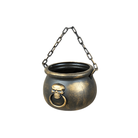 Chaudron magique effet bronze - 13 x 19cm