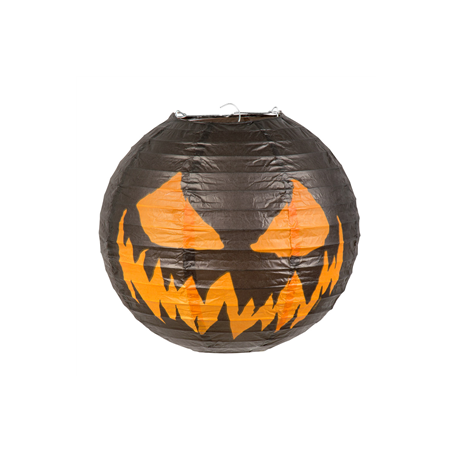Lanterne Citrouille - papier / Diam. 25 cm