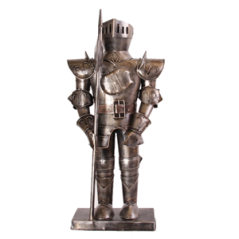 Armure médiévale en métal - 52 x 24 x 16cm