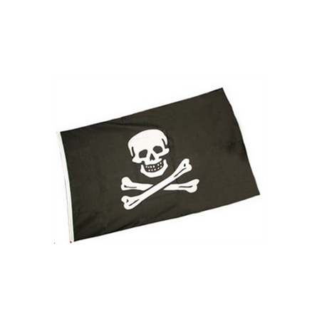 Drapeau Pirate - tissu - 60 x 90cm