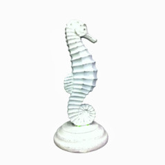 Hippocampe en résine 32 x 14cm