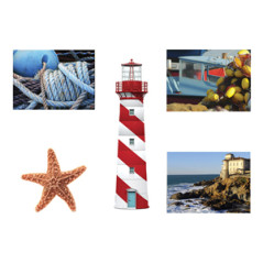 Mobiles Mer x5 - carton - 35 x 26cm