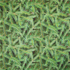 Tissu Sapin coton - Larg. 150cm (vendu au mètre)