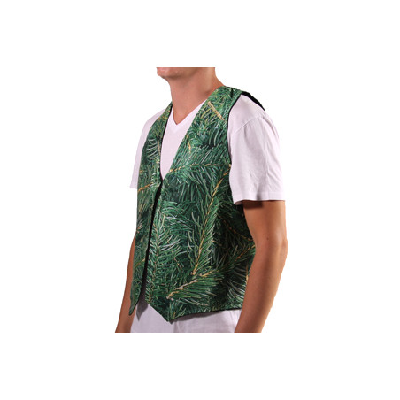 Gilet tissu sapin - taille unique*