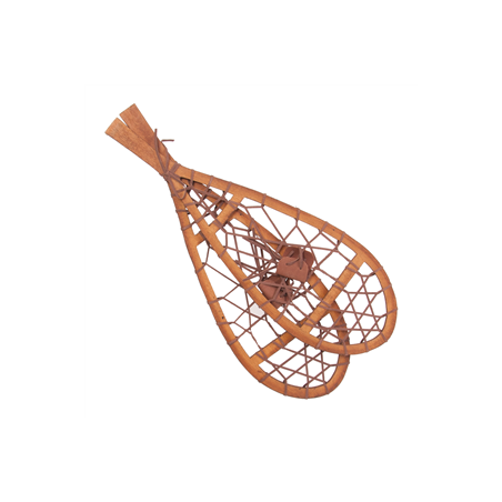 Paire de raquettes en bois - Haut 55cm