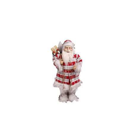 Pere Noel Trappeur - Hauteur 30 cm