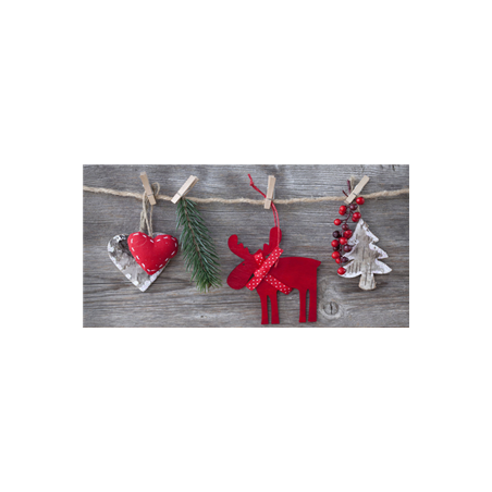 Panoramique Noel 1 - PVC - 60 x 30 cm