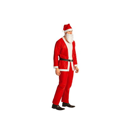 Costume de Père Noel mixte - polyester - taille unique