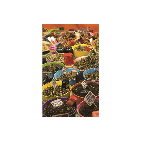 Kakémono Oriental Epices 2 - 80 x 180 sur Toile M1 / avec structure  X- Banner