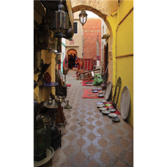 Kakémono Oriental Souk 80 x 180 sur Toile M1 / avec structure  X- Banner