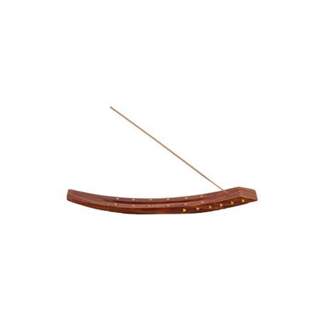 Porte encens en bois - Long. 25cm