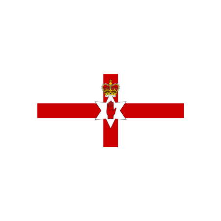 Drapeau Irlande du Nord - tissu - 60 x 90cm