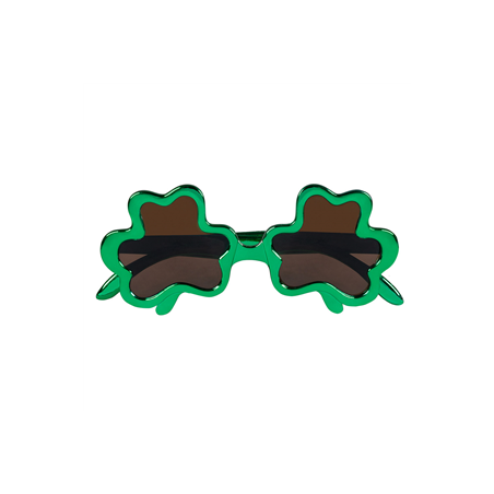 Paire de lunettes party Shamrock (Taille adulte)