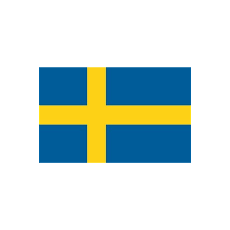 Drapeau Suède - tissu - 60 x 90cm