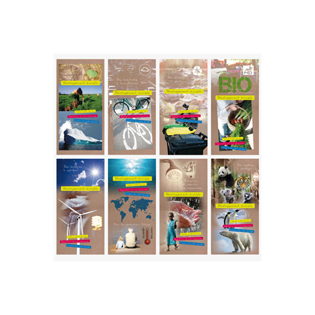 Affiches Développement Durable x 8 - 40 x 70 cm - papier 170 g