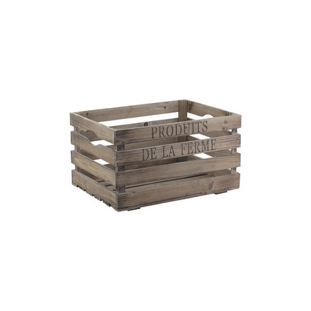 Caisse produits de la ferme 40 x 30 x 22 cm (bois)