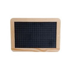 Ardoise d'écolier 26.5 x 18.5 cm bois et ardoise